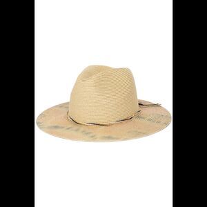 San Diego Hat Co. Tie Dye Brim Fedora Natural